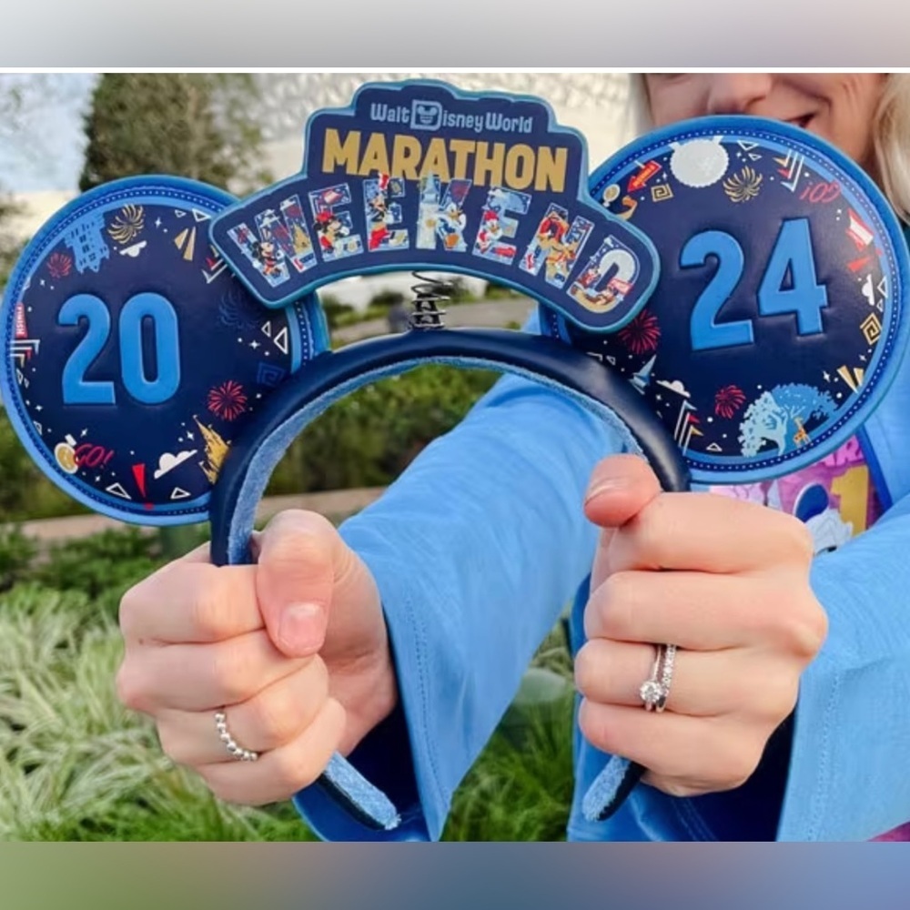 Disney Weekend Marathon 2024 Mickey Mouse headband ears